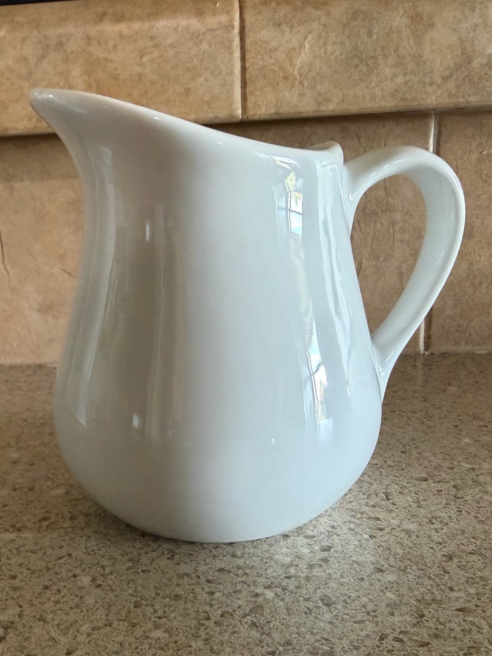 Better Homes And Gardens White Ceramic creamer Pitcher - Classic Glossy Finish